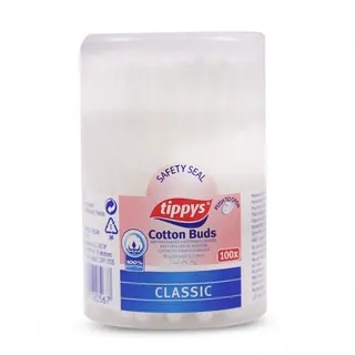 Tippys Classic Cotton Buds, 100 Pieces