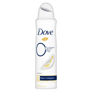 Dove Original 0% Aluminum Deodorant Spray for Women, 150ml