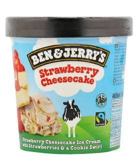 Ben & Jerry's Strawberry Ice Cream Cheese Cake, 465ml