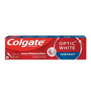 Colgate Optic White Instant Whitening Toothpaste, 75ml