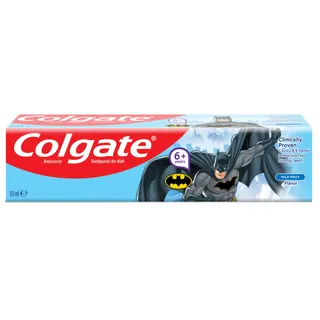 Colgate Kids Toothpaste Boys Fluoride Toothpaste 6+ Batman, 50ml