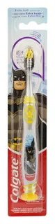Colgate Gray & Yellow Batman Extra Soft Toothbrush (6+ Years), 1 Piece