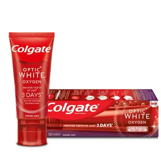 Colgate Optic White Oxygen Toothpaste, 50ml