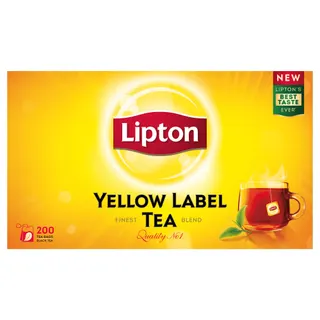 Lipton Yellow Label Black Tea, 200 Tea Bags