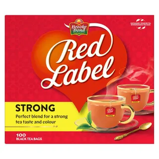 Brooke Bond Red Label Black Tea, 100 Tea Bags