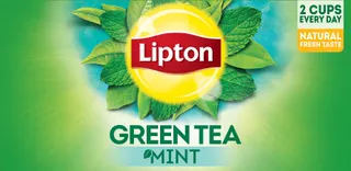 Lipton Green Tea Mint Envelope Teabags, 25 Teabags