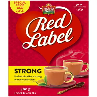 Brooke Bond Red Label Strong Black Loose Tea, 400g