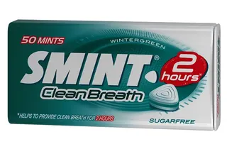 Smint CleanBreath Sugar Free Wintergreen Flavour Breath Freshener Mints 35g