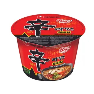 Nongshim Shin Noodles Soup Big Bowl, 114g