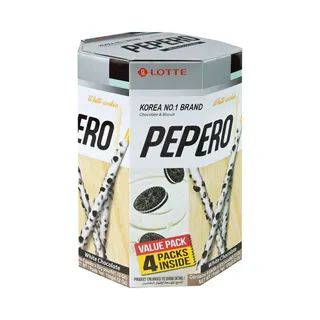 Lotte Pepero White Chocolate, 128g