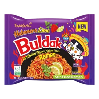 Samyang Buldak Hot Chicken Ramen Habanero Lime, 135g