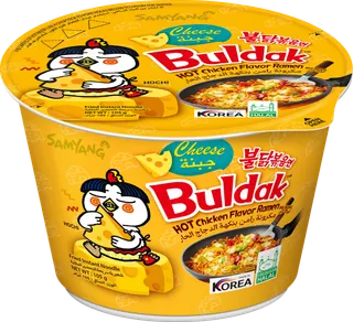 Samyang Cheese Hot Chicken Flavor Ramen Stir Fried Noodles Big Bowl, 105g