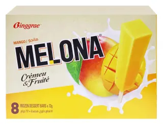 Binggrae Melona Mango Ice Cream Sticks, 8x72g