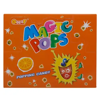 Magic Pop Orange Popping Candy 40X5.5Gm