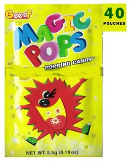 Magic Pop Lemon Popping Candy 40X5.5Gm