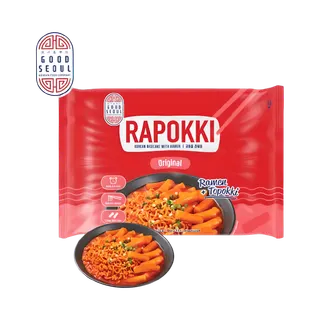 Rapokki Korean Rice Cake With Ramen Original, 132g