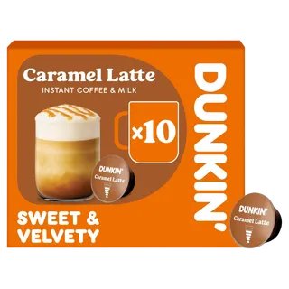 Dunkin' Caramel Latte Coffee Capsules, 10x14g
