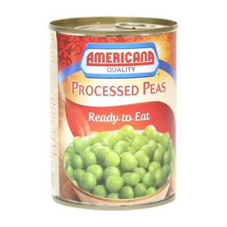 Americana Quality Processed Peas, 400g