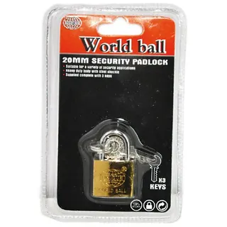 World Ball Security Padlock 20mm