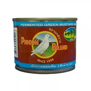 Pigeon Brand Fermented Mustard in Soy Sauce, 140g
