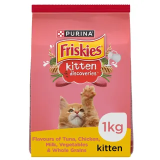 Friskies Kitten Discoveries Cat Food Bag, 1kg