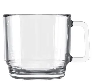 Ocean Clear Glass Mug, 485ml