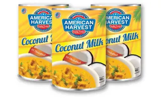 American Harvest Coconut Milk, 3x400ml