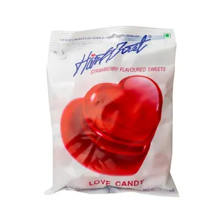 Love Candy Strawberry Flavoured Candies, 150g