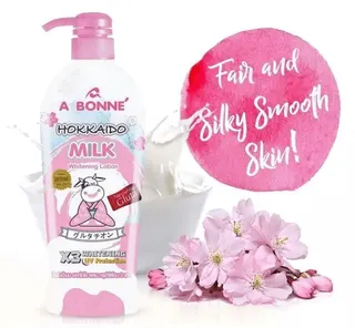 A Bonne Hokkaido Milk Whitening Lotion, 500ml