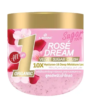 A Bonne Rose Dream Velvet Sugar Scrub, 600g