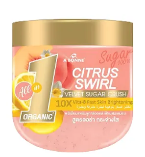 A Bonne Organic Citrus Swirl Facial Scrub, 600g