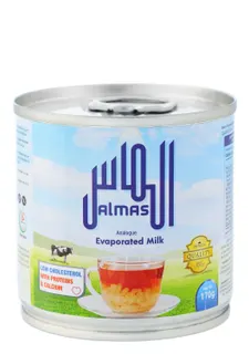 Almas Low Cholesterol Evaporated Milk, 170g