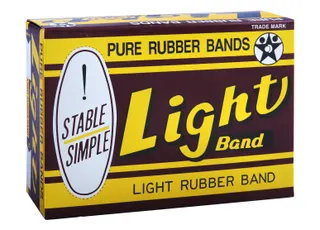Light Rubber Bands, 90 Pieces