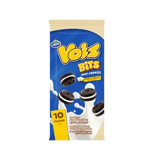 Voiz Bits Vanilla Cream Mini Cookies , 10x20g