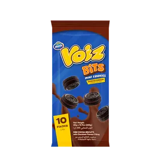 Voiz Bits Choco Cream Mini Cookies, 10x20g