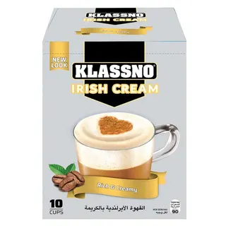 Klassno Irish Cream Coffee Sachets, 10x20g