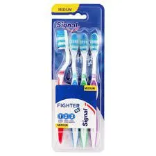 Signal Fighter Toothbrush, 4 Pieces