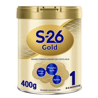 S-26 Gold Stage 1 Infant Formula From 0 to 6 Months, 400g