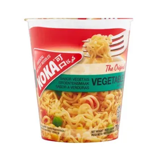 Koka Oriental Instant Noodles Cups Vegetable 70 g