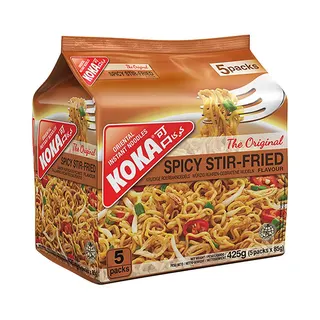Koka Oriental Stir Fried Instant Noodles, 5x85g