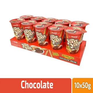 Yan-Yan Choco Cup 50 g x 10 pcs