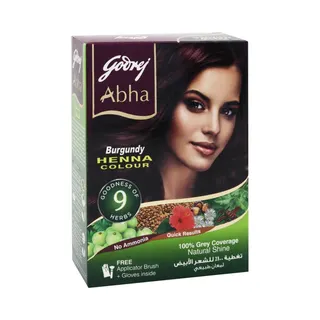 GODREJ ABHA HENNA HAIR COLOR BURGUNDY