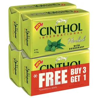 Godrej Cinthol Soap Herbal, 4x175g