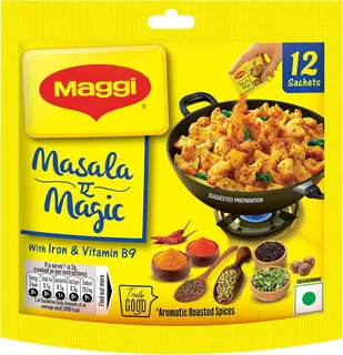 Maggi Masala-ae-Magic Powder Seasoning Sachets, 6g, Pack of 12