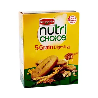 Britannia Nutri Choice 5 Grain Digestive Biscuits, 200 G