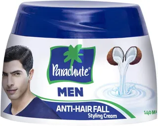Parachute Men Anti Hair Fall Styling Cream, 2x140ml