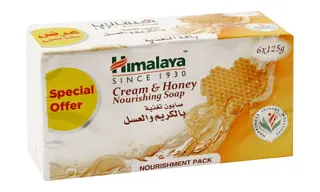 Himalaya Cream & Honey Soap, 6x125g