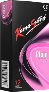 Kama Sutra Plain Condoms, 12 Pieces