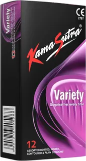 Kama Sutra Variety Condoms, 12 Pieces