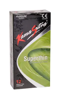 Kama Sutra Super Thin Condoms, 12 Pieces